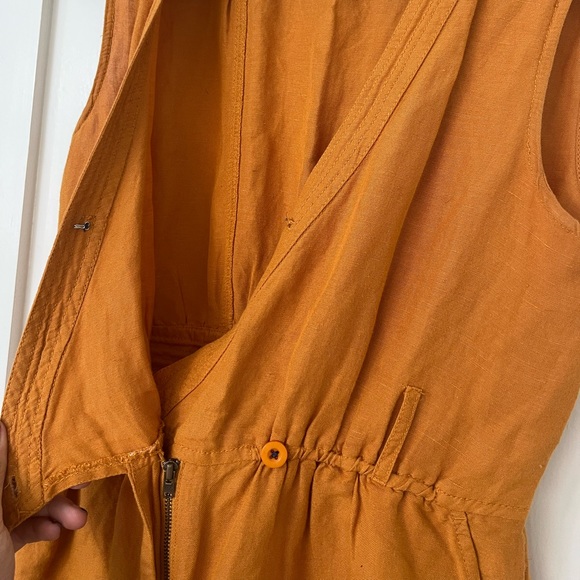 Maeve mustered short romper with mushroom apliqué - Picture 6 of 6